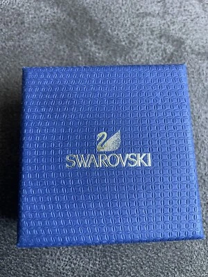 Swarovski Nano Crown Cufflinks Screw Stainless Steel Black Crystal NEW 1085176 - Image 1 of 4