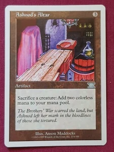 Magic The Gathering 6TH EDITION ASHNOD'S ALTAR artifact card MTG - Picture 1 of 2