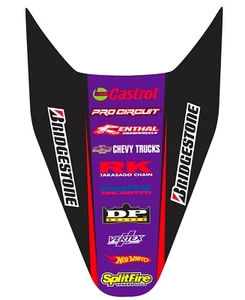 Rear Fender Decal for 2010-2019 Kawasaki KLX110 KLX 110 Splitfire  - Picture 1 of 1