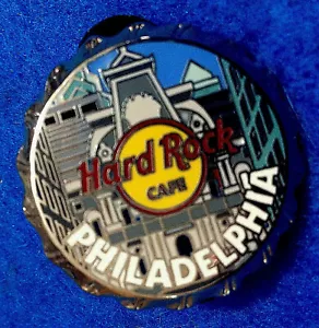 SERIE TAPA BOTELLA FILADELFIA *TORRE RELOJ AYUNTAMIENTO* 06 Hard Rock Café PIN LE - Imagen 1 de 1