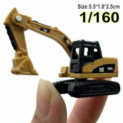 1/160 N Scale Miniature Excavator Engineering Vehicle Diecast Model Exquisite - Image 1 of 4