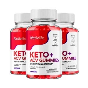 3-Pack ActivLife Keto ACV gummies, ActivLife Gummies Weight Loss (180 Gummies) - Picture 1 of 6