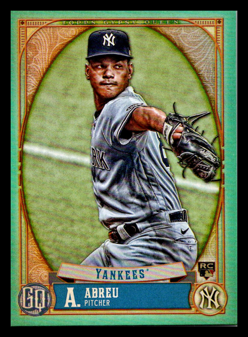 2021 Topps Gypsy Queen Turquoise Albert Abreu /199 Rookie #68 New York Yankees