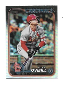 2024 Topps Series 1 TYLER O'NEILL  Rainbow Foil -ST. LOUIS CARDINALS- #169  - Picture 1 of 1