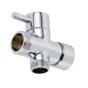 1x 3 Wege Dusche Kopf Umstellventil Umschaltventil T-adapter Duschkopf Teil - Picture 1 of 4