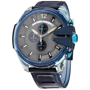 Neu mit Etikett Diesel DZ4487 Mega Chief Chronograph Quarz graues Zifferblatt Herrenuhr 51 mm - Bild 1 von 3