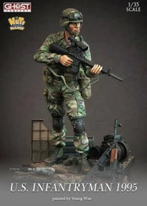 Kit de resina 1/35o Nutsplanet Ghost Modern US Infantryman 1995 sin pintar - Imagen 1 de 1