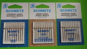 30 macchine da cucire aghi Schmetz jersey e ago universale 130/705 H pistone piatto - Foto 1 di 4