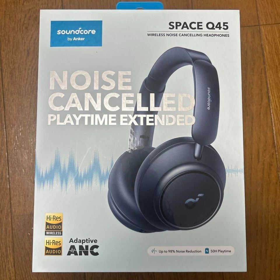 Soundcore Anker Space Q45 Wireless Bluetooth ANC Over Ear Headphones Black Used - Image 1 of 1
