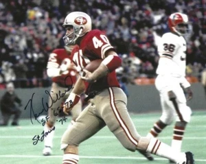 Signed 8x10 Ken Willard  San Francisco 49ers Autographed photo COA - Picture 1 of 1