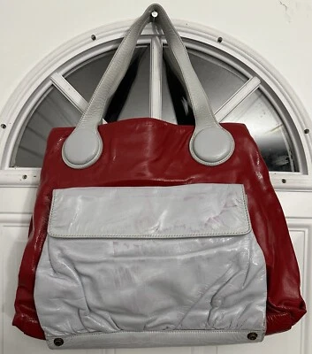 Bolso de Mano Convertible 2 en 1 Azul Dorado Rojo Gris (MUY RARO) Foto 1 de 4