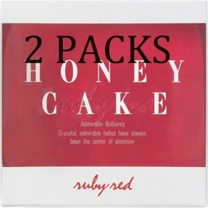 【2PCSSET】 Rubby Red Shiseido HONEY CAKE Translucent Fragrance Soap 100g x2 JAPAN - Picture 1 of 3