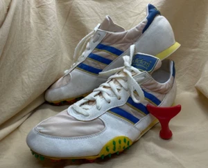 NEW Vintage Soccer Boots Adidas Sneakers Football Shoes KEY US 11 Yugoslavia 80s - Picture 1 of 24