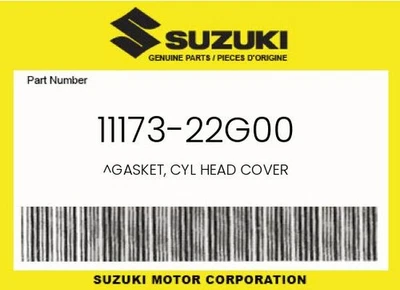 Suzuki Genuine Gasket, Cyl Head Cover - 11173-22G00 - Image 1 of 4