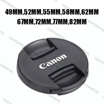 Lens Cap for Canon - 43/49/52/55/58/67/72/77/82 mm Filter Thread - Image 1 of 4