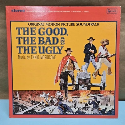 Original 1967 "The Good The Bad & the Ugly" Movie Soundtrack LP- UA Records, EX+ Foto 1 de 4