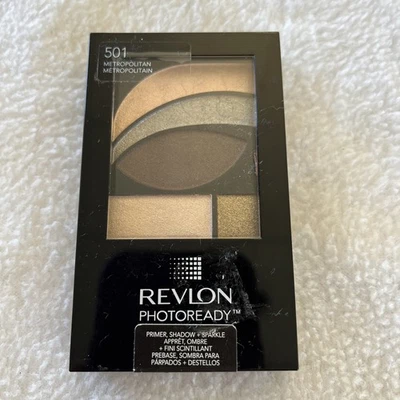 Revlon PhotoReady Primer Shadow Sparkle Eye Shadow Palette Metropolitan 501 - Image 1 of 3