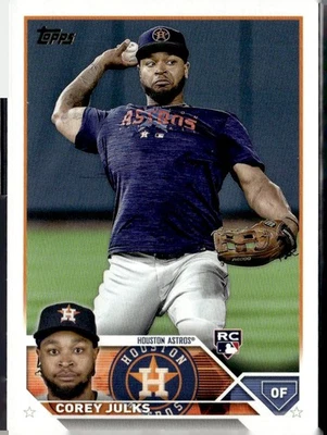 2023 Topps Update #US228 Corey Julks Golden Mirror Image Variation SSP - Image 1 of 2