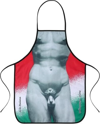 Cabilock Kitchen Apron Novelty Cooking for Men Funny David Statue...  - Image 1 of 4