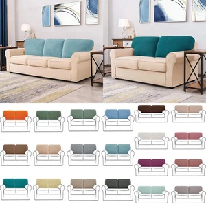Funda de cojín elástica en T sofá respaldo cojín funda antideslizante para sillón sofá sofá sofá sofá - Imagen 1 de 45