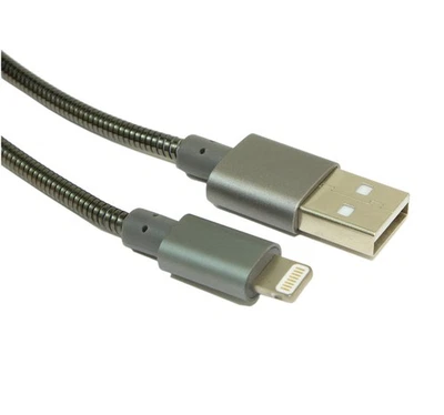 3.3ft ARMORED Genuine Lightning MFi-Certified USB Cable Sync & Charge - Image 1 of 2
