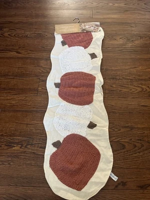 Table Runner Hand Crochet By Cupcake And Cashmere At Home- Pumpkin 14” X 48” - Image 1 of 4