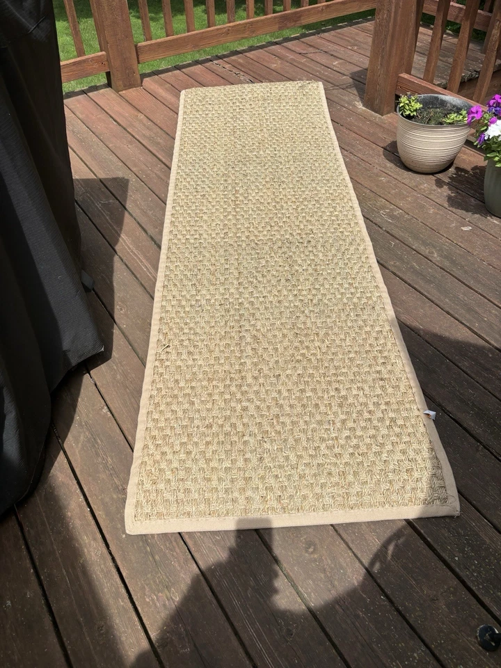 Safavieh Natural Fiber Runner Brand New 2’6 x 8’ NF114A-28 - Image 1 of 4