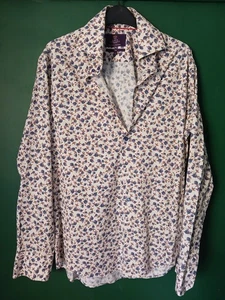 Hawes & Curtis Large Mens Floral Long Sleeved Shirt  - Picture 1 of 7