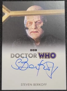 2024 RITTENHOUSE DOCTOR WHO SERIES 5-7 FULL BLEED AUTO STEVEN BERKOFF AUTOGRAPH - Picture 1 of 2