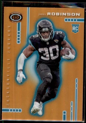 James Robinson 2020 Panini Chronicles Dynagon Orange Prizm RC /75 #D-16 - Image 1 of 2
