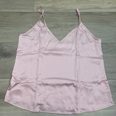 Top Ettitude Bambú Mujer Satén Suave Sedosa Camisola PJ ROSA MEDIANA Foto 1 de 4