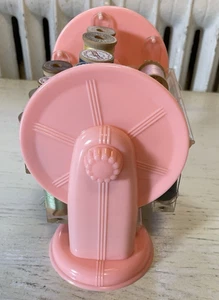 Westcraft Kunststoff Nähen rotierendes Karussell Tablett rosa Vintage San Francisco USA - Bild 1 von 8