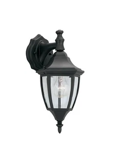 Designers Fountain 2461-WH 1 Light 7" Cast Aluminum Wall Lantern - Black - Picture 1 of 12