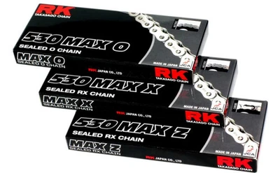 RK 530 Max-Z Chain - 160 Links - Chrome Motorcycle ATV/UTV Street Bike 1223-1047 - Image 1 of 3