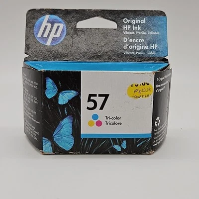 Cartucho de tinta tricolor original HP 57 SELLADO caducidad julio 2022 Foto 1 de 4