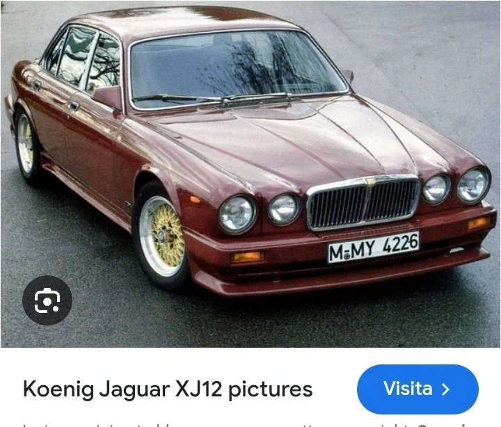 Modellino Jaguar XJ Koenig Specials Scala 1:24 Blu Blu Marine Hasegawa  - Immagine 1 di 2