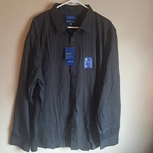 Herren Gr. XXL Apt 9 Brandneu mit Etikett Premier Flex Bügelfrei Knopfleiste Langarm - Bild 1 von 4