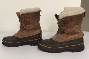 Brown Sorel Kaufman Canada Women’s Snow Boots - Size 11 - Picture 1 of 6