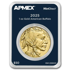 2025 1 oz Gold Buffalo (MintDirect® Single) - Picture 1 of 4