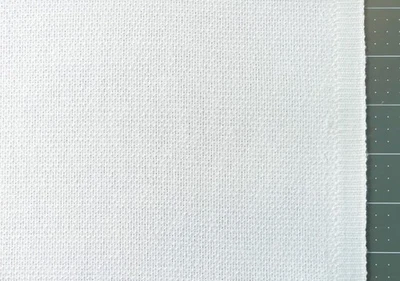 HUCK TOWELING - WHITE 100% Cotton Fabric, Dish Tea Towels Cross Stitch, BTY - Image 1 of 2