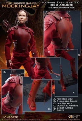 Star Ace Hinger Games Katniss Everdeen Red Armor Version - Image 1 of 4