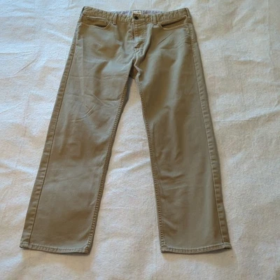 Calça jeans masculina Dockers tamanho 36x29 ajuste reto marrom - denim mais macio não duro - Imagem 1 de 4