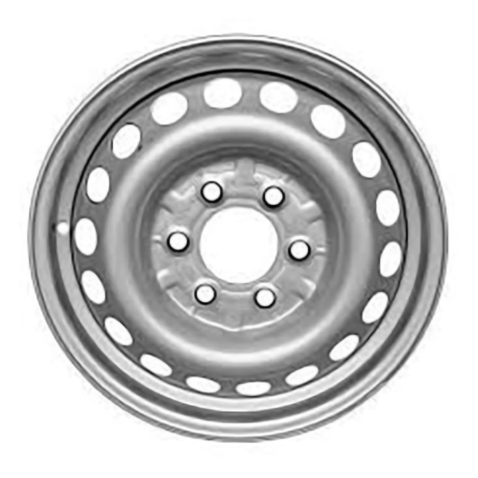 85404 Reconditioned OEM 16x6.5 Silver Steel Wheel - Image 1 of 1