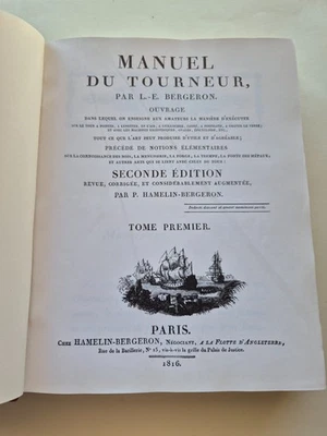 BERGERON / MANUEL DU TOURNEUR /  2  Tomes + A TLAS  en 1 seul volume / RARE - Photo 1/4