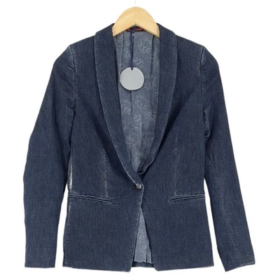 Veste Blazer Cupro Beige Femme Jacob Cohen Taille 42 - Photo 1/4