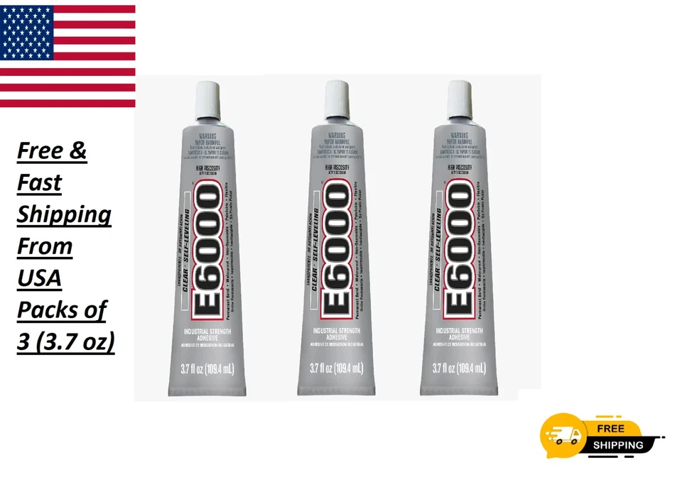 E6000 220011 High Viscosity Adhesive 3.7 Fl.oz