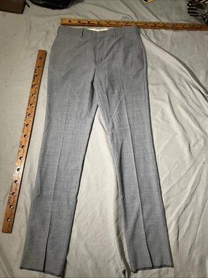 Nuevo con etiquetas Pantalones Brooks Brothers Rojo Polar Para Hombre Talla 36x37 Gris Lana Mezcla Mohair Tejido Foto 1 de 4