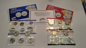 2004 Uncirculated Coin Set US Mint Government Packaging - Picture 1 of 1