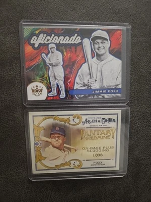 LOTE DE 4 TARJETAS MODERNAS 2018-22 JIMMIE FOXX DONRUSS TOPPS RED SOX HOF Foto 1 de 2
