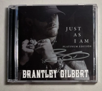 BRANTLEY GILBERT - Just As I Am (CD, 2015, Platinum Edition) AUTOGRAPHED/SIGNED Foto 1 de 4